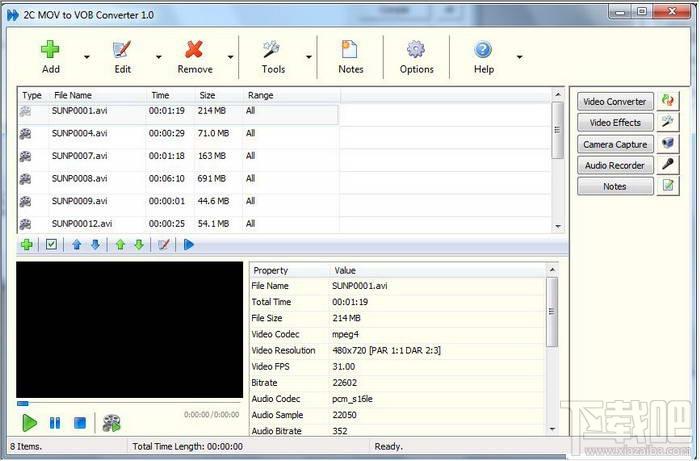 2C MOV to VOB Converter,2C MOV to VOB Converter下载,2C MOV to VOB Converter官方下载