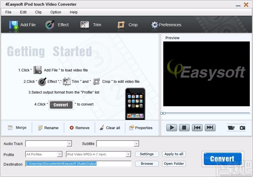 4Easysoft iPod touch Video Converter,iPod touch视频格式转换
